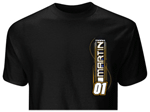 #01 Mark Martin 07 U.S. Army Schedule T-Shirt