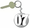 #07 Clint Bowyer - Stamped Metal Keychain
