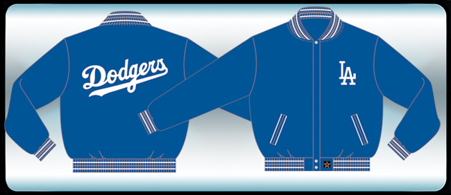 Los Angeles Dodgers - MLB Baseball Wool Reversible Adult Jacket, ... Los Angeles Dodgers - MLB Baseball Wool Reversible Adult Jacket, ...