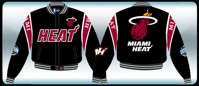 Miami Heat NBA Basketball Twill Jacket