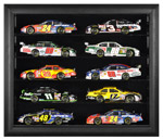 10-Car 1/24 Diecast Display w/ Black Frame