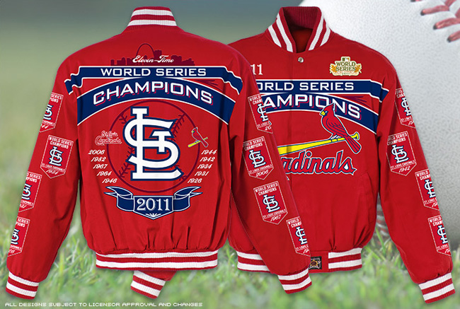 St. Louis Cardinals 2011 World Series Champions - Adult Twill Jacket