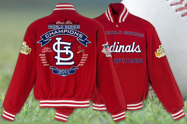 St. Louis Cardinals 2011 World Series Champions - MLB Wool Reversible Jacket