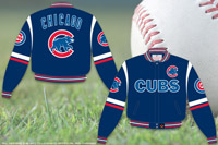 Chicago Cubs - MLB Baseball Adult Twill Jacket
