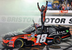 2011 Kyle Busch #18 Z-Line Designs - Bristol 50th Win / Raced Diecast