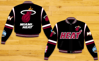 Miami Heat - NBA Basketball Adult Twill Jacket