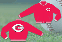 Cincinnati Reds / Red - MLB Wool Reversible Jacket