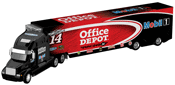 2011 Tony Stewart #14 Office Depot Racing 1/64 Diecast Hauler