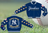 New York Yankees / World Series Champs - MLB Wool Reversible Jacket