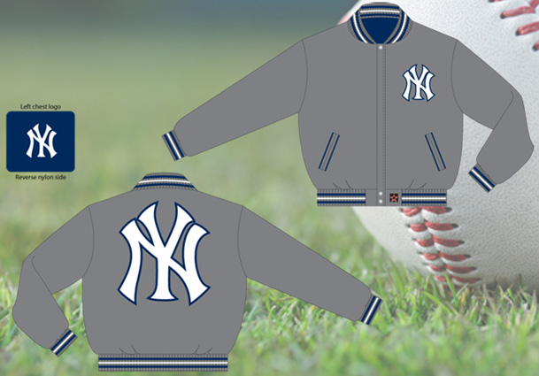 yankees wool jacket