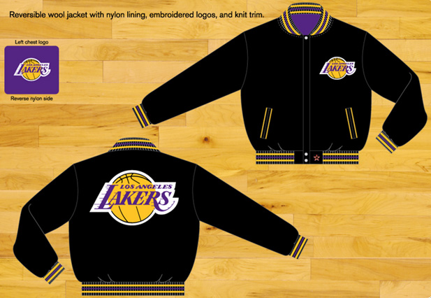 Jh design hotsell lakers jacket