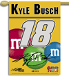 #18 Kyle Busch - M&Ms 2-Sided Banner