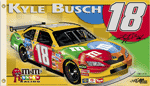 #18 Kyle Busch - M&Ms 2-Sided Flag