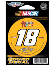 #18 Kyle Busch / M&Ms - Round Decal