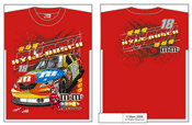 #18 Kyle Busch - M&Ms Red Car T-Shirt