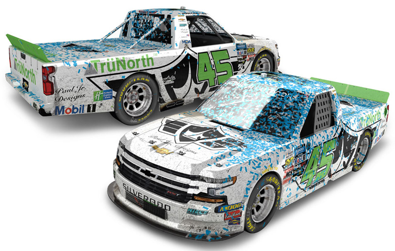 Read 2019 Ross Chastain #45 Tru North Kansas Win 1/64 NASCAR Authentics Diecast 