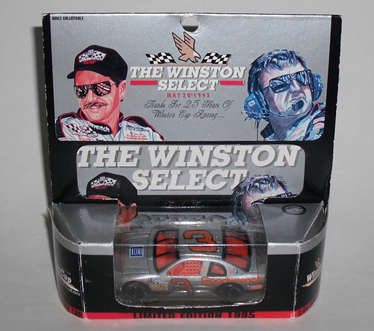 New 1995 Action 1:64 Diecast NASCAR Dale Earnhardt Sr Goodwrench Winston Silver