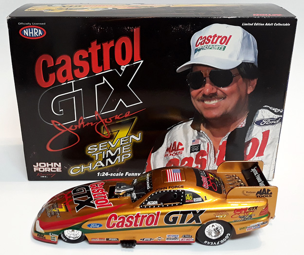 Action NHRA John Force Castrol GTX 10x Champion 2001 Mustang Funny Car 1 24 for sale online 