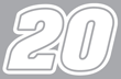 #20 Joey Logano 4 Thermal Diecut Decal