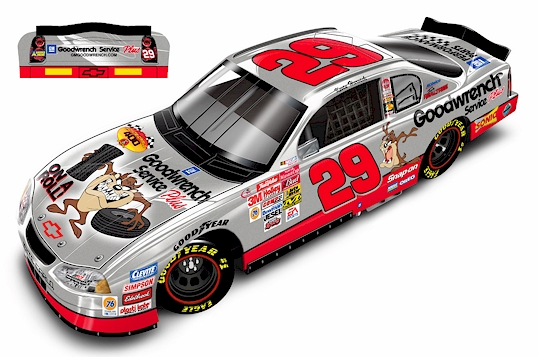kevin harvick 29 goodwrench car