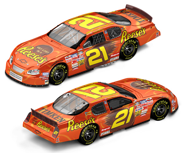 2004 Kevin Harvick #21 Reese's Diecast