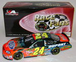 2007 Jeff Gordon #24 Talladega 77th Win / Raced - Color Chrome Diecast