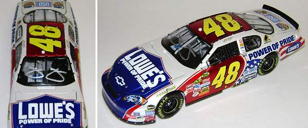 2007 Jimmie Johnson 48 Lowe's American Heroes 1/24 Action NASCAR Diecast for sale online 