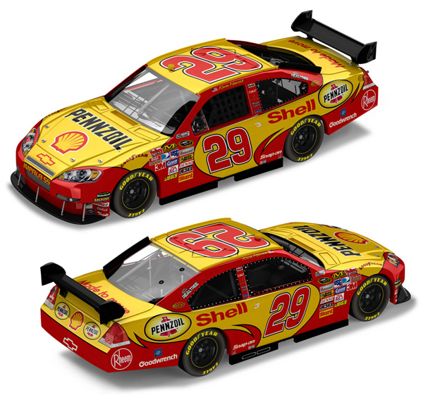 2007 Kevin Harvick 29 Shell Pennzoil Cot 1/24 Action NASCAR Diecast for sale online