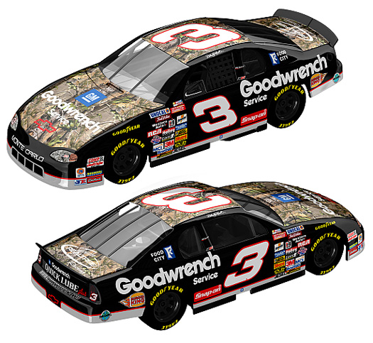Dale Earnhardt 3 Goodwrench Realtree Camo 1 43 Diecast P152