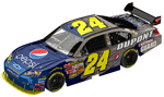 2009 Jeff Gordon #24 Pepsi - Brushed Metal Diecast