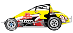 2009 Dave Darland #2 RWB - Wingless Sprint Car 1/64 Diecast