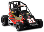 2009 Tracy Hines #21 TSR Racing - USAC Midget 1/18 Diecast