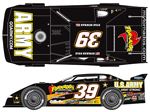 2010 Ryan Newman #39 U.S. Army / Prelude - Dirt Late Model 1/64 Diecast