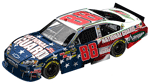 2010 Dale Earnhardt Jr #88 National Guard - Honoring Our Soldiers/ Flashcoat Silver Diecast