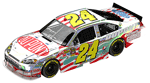 2010 Jeff Gordon #24 Dupont - Honoring Our Soldiers / Flashcoat Silver Diecast