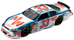 2010 Kevin Harvick #33 Miracle Whip Diecast - Autographed