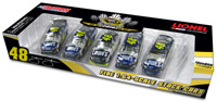 2010 Jimmie Johnson #48 Lowes - 5x NASCAR Champion 1/64 Diecast Set