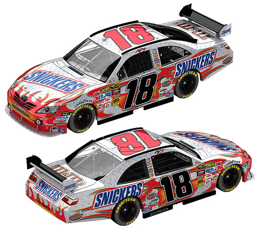 kyle busch 18. 2010 Kyle Busch #18 Snickers