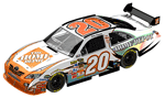 2010 Joey Logano #20 Home Depot / Flashcoat Silver Diecast