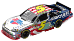 2010 Mark Martin #5 Carquest - Honoring Our Soldiers / Flashcoat Silver Diecast