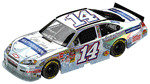 2010 Tony Stewart #14 Old Spice - Matterhorn / Flashcoat Silver Diecast