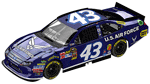 2011 A.J. Allmendinger #43 Air Force / Flashcoat Color Diecast