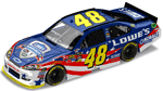 2011 Jimmie Johnson #48 Lowes - Summer Salute 1/64 Diecast