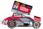 2011 Tony Stewart #14 Office Depot - Sprint Car 1/18 Diecast