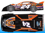2012 Rick Eckert #24 World of Outlaws Champion - Late Model Diecast