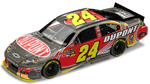 2012 Jeff Gordon #24 Dupont / Brushed Metal Diecast