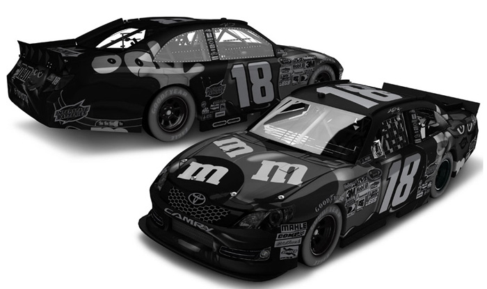 2012 Kyle Busch #18 M&M's / Stealth BLACK Diecast
