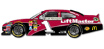 2012 Jamie McMurray #1 LiftMaster 1/64 Diecast