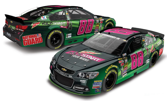 2017 Dale Earnhardt Jr 88 Mountain Dew Kickstart Cast