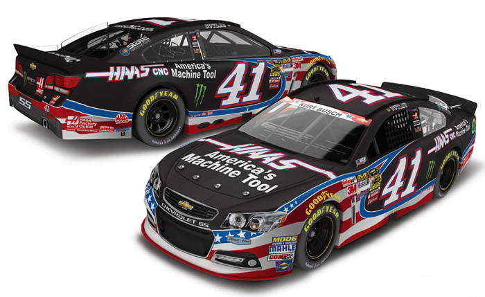 Kurt Busch 2014 Haas Automation Nascar An American Salute 1:64 Nascar Diecast